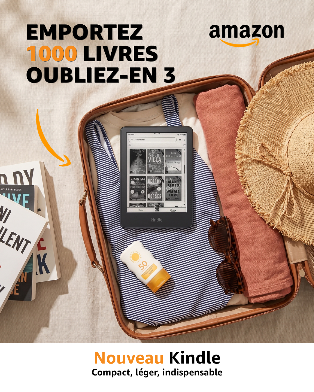 Affiche Kindle La vraie valise de l’été
