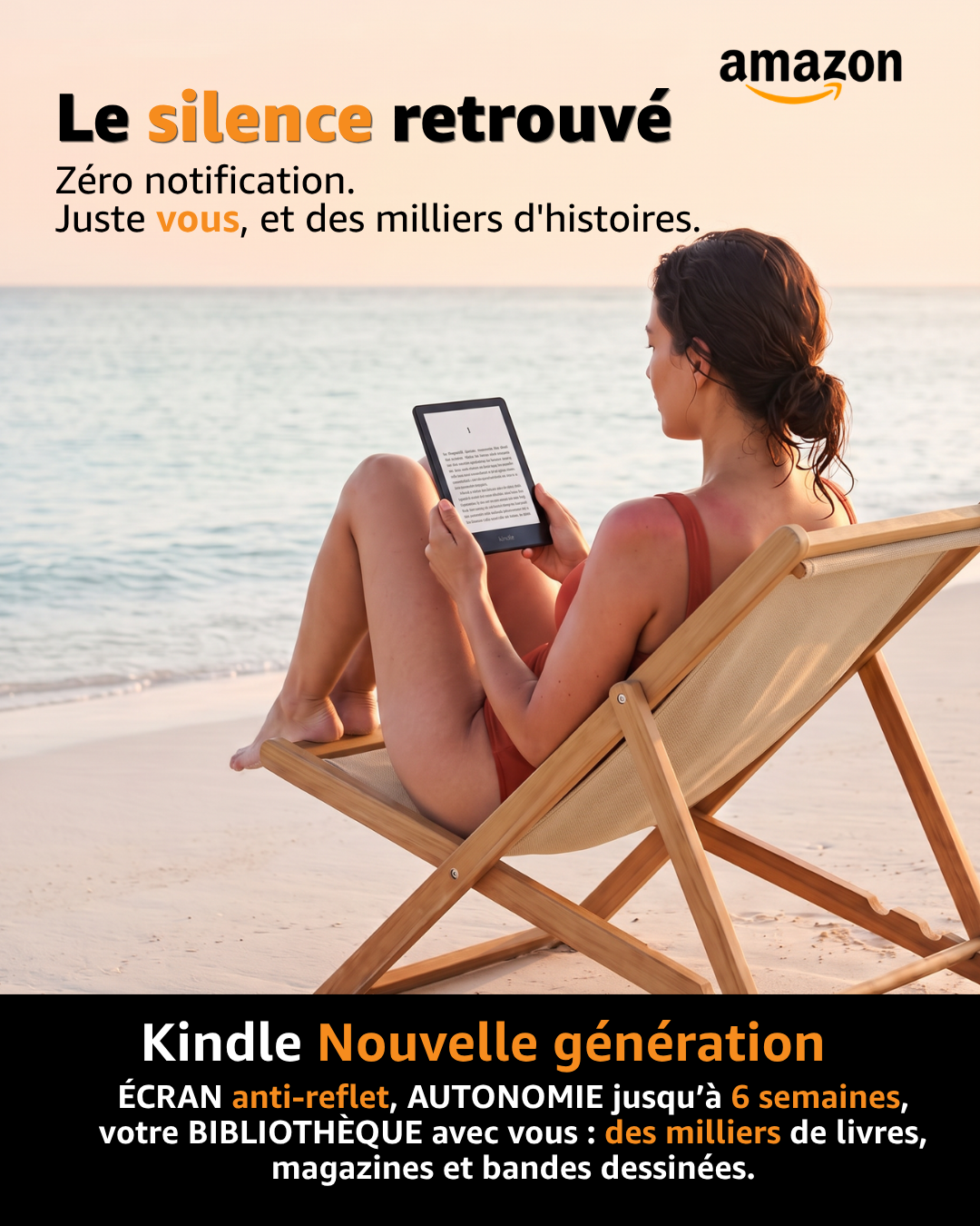 Affiche Kindle Le silence retrouvé