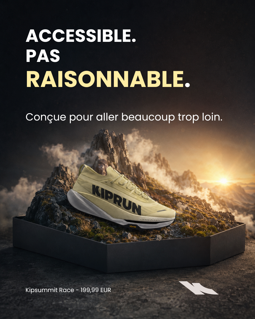 KIPRUN Accessible Pas raisonnable